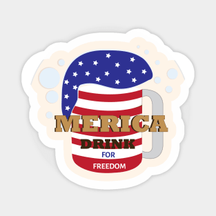 Merica Sticker